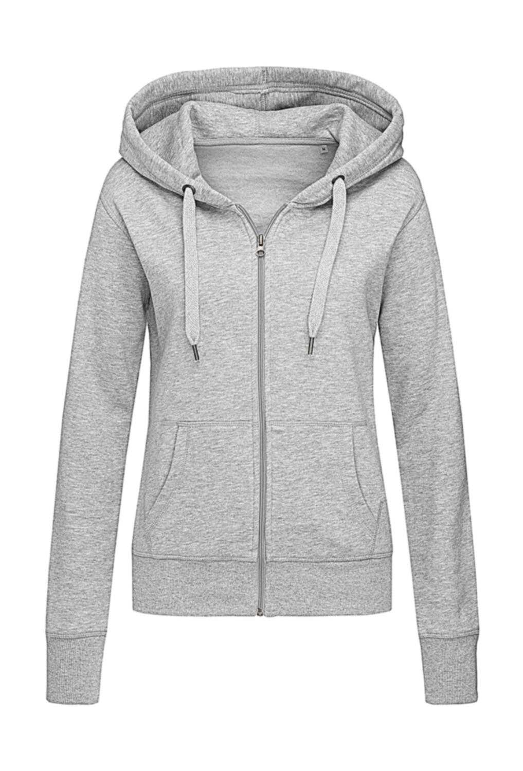 Damen-Kapuzenpullover mit Reißverschluss - GYH - Graue Heide