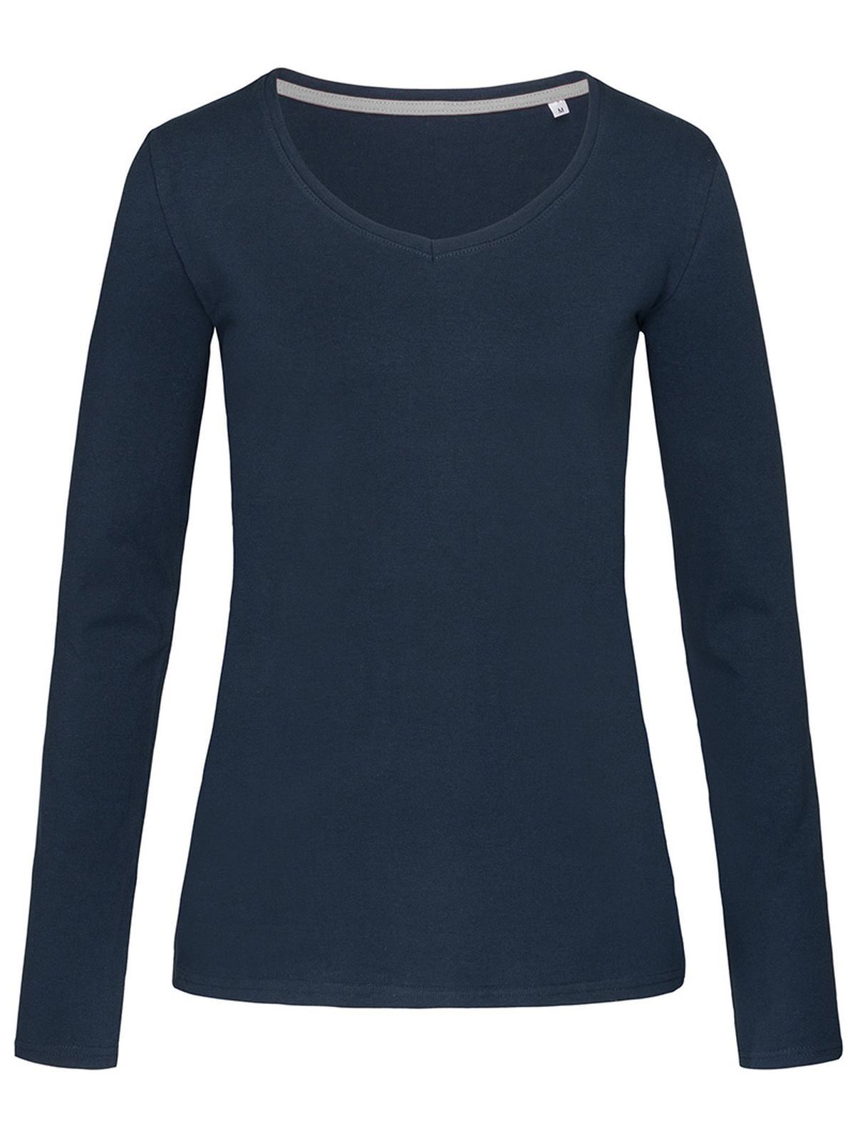 Stretch-Langarm-Damen - MAB - Marineblau
