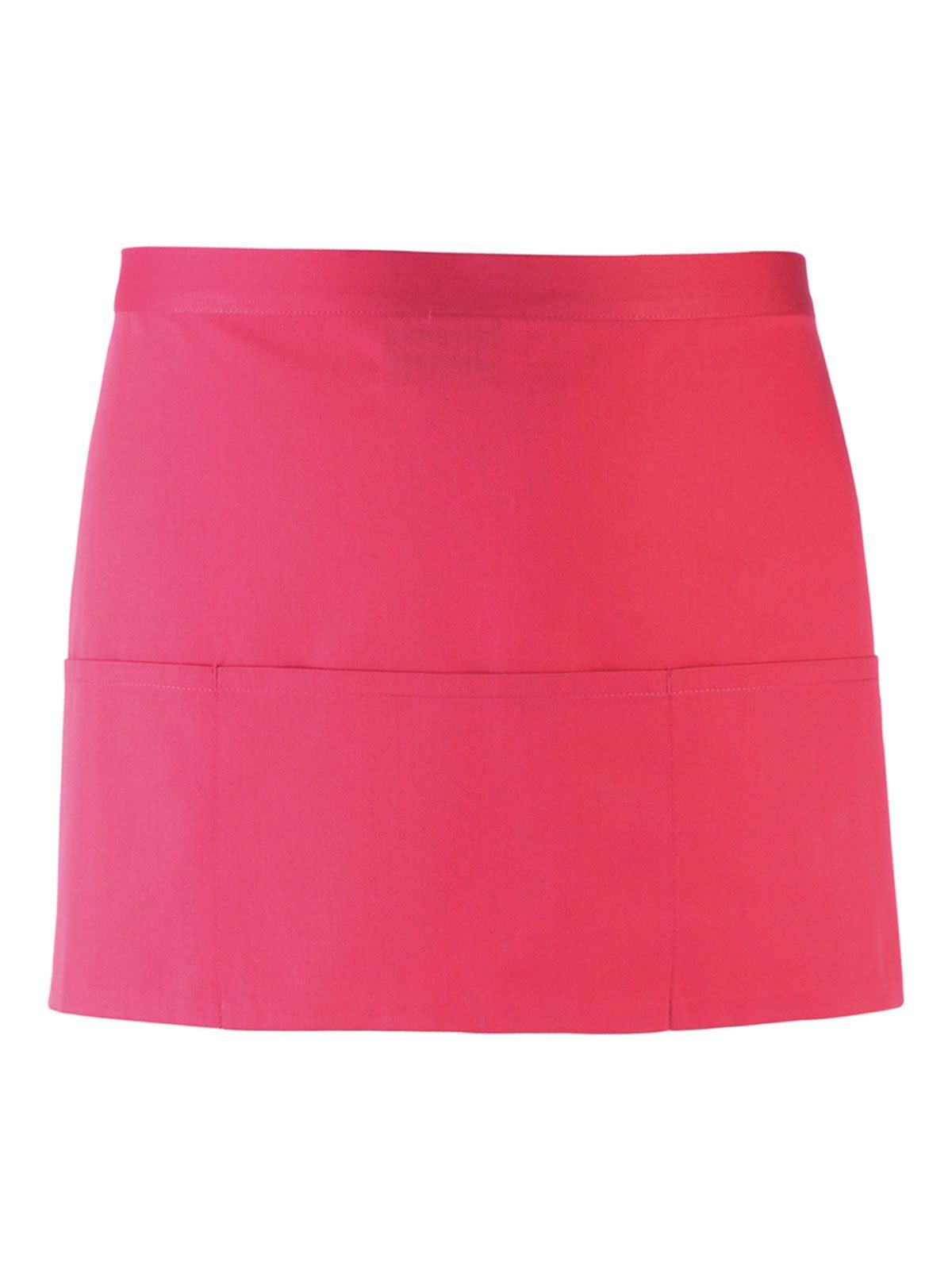 Schürze mit 3 Taschen aus der Colors Collection - HPIN - Knallrosa