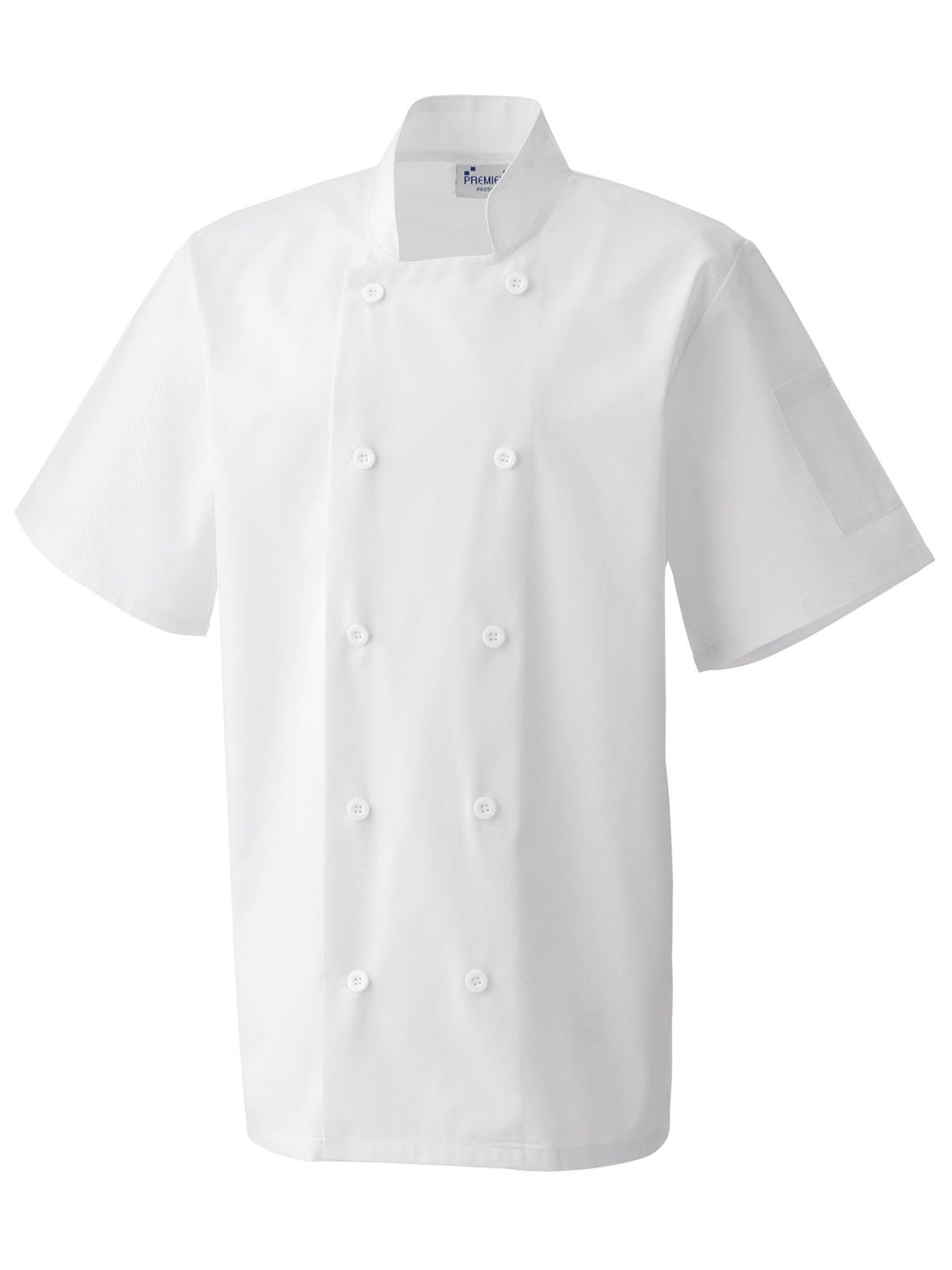 Kochjacke mit kurzen Ärmeln - WHIT - Weiß