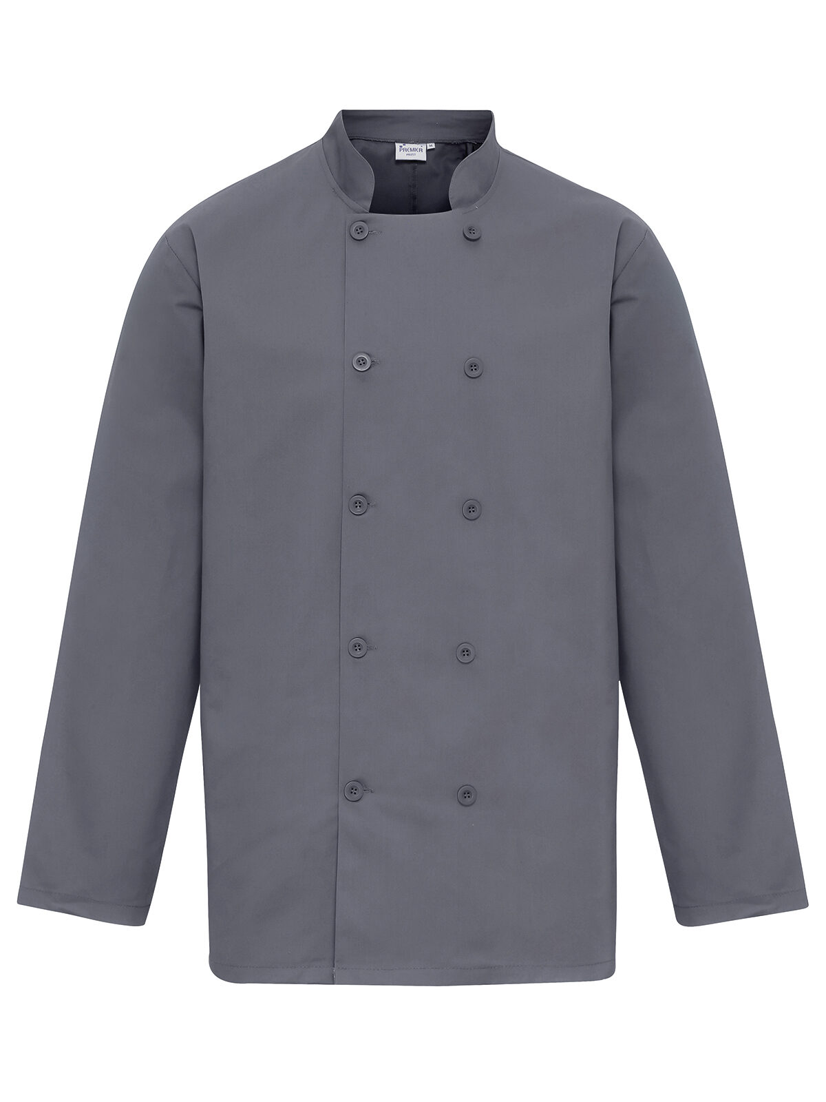 Kochjacke mit langen Ärmeln - STEE - Stahl
