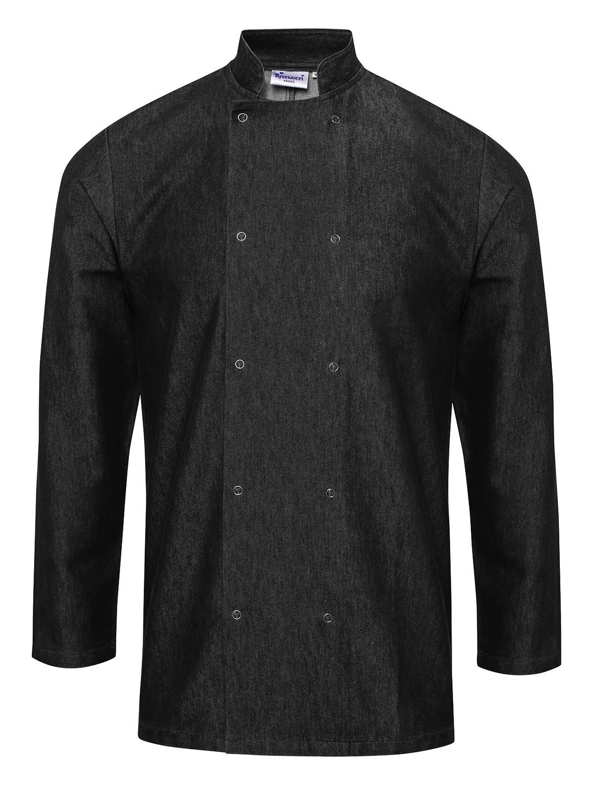 Kochjacke aus Denim - BKDE - Schwarzer Denim