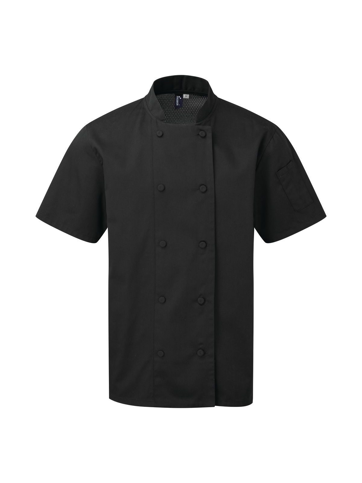 Chef's Coolchecker® Kurzarmjacke - BLAC - Schwarz