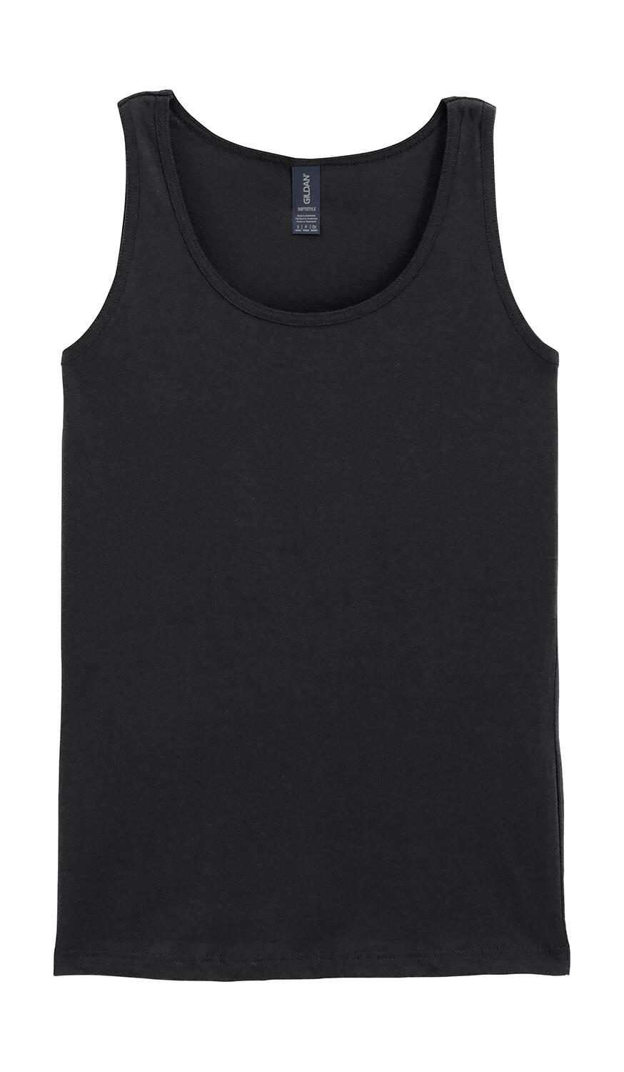 Softstyle® Damen-Tanktop - 36 - Schwarz