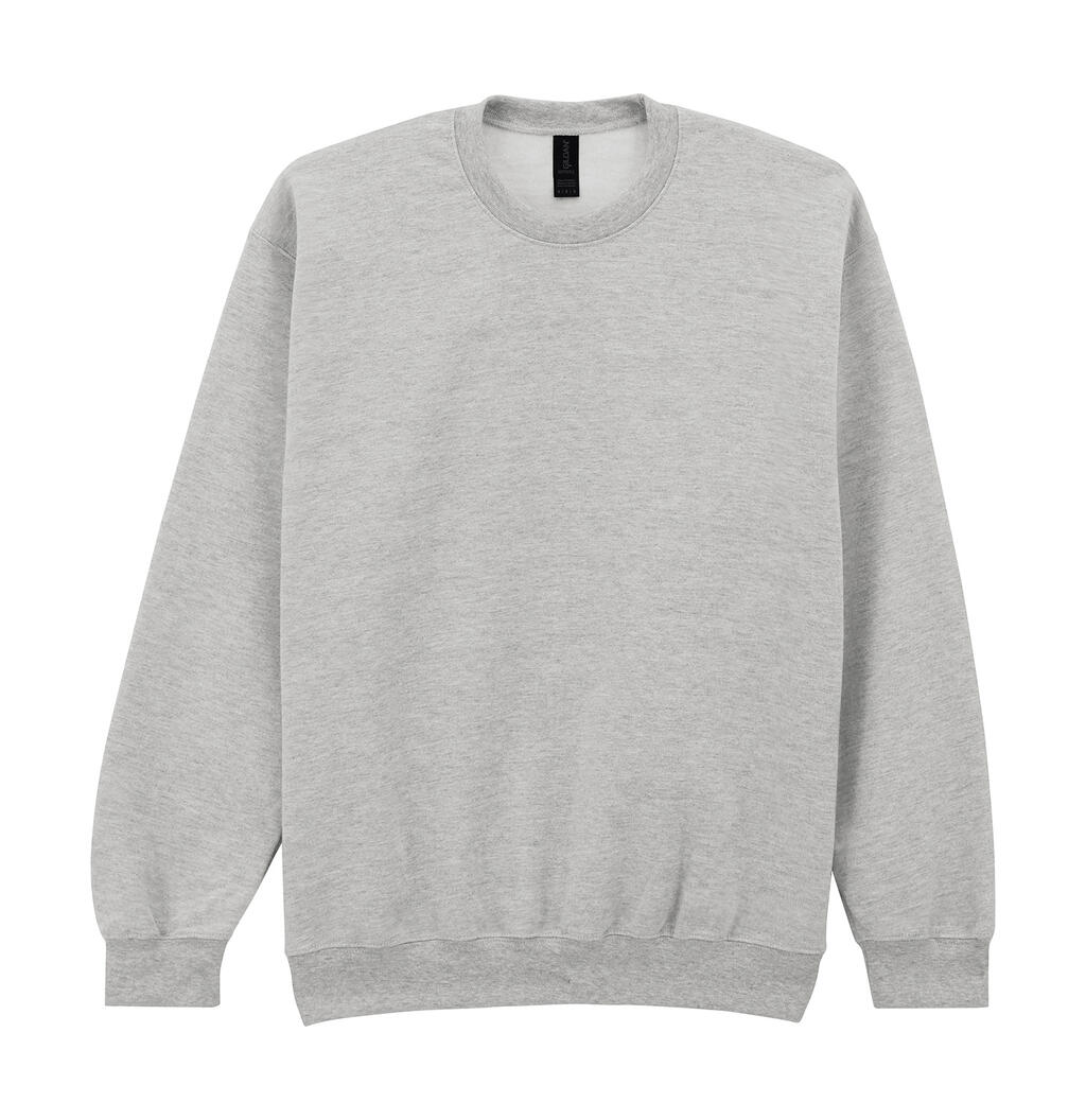Softstyle® Mittelschweres Fleece-Sweatshirt für Erwachsene mit Rundhalsausschnitt - 93 - Aschgrau (Heather)