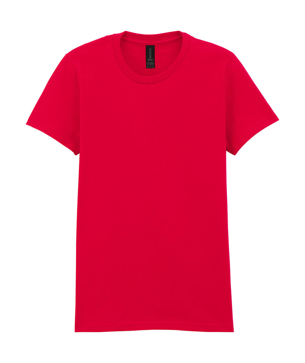 Softstyle® mittelschweres Damen-T-Shirt - 40 - Rot