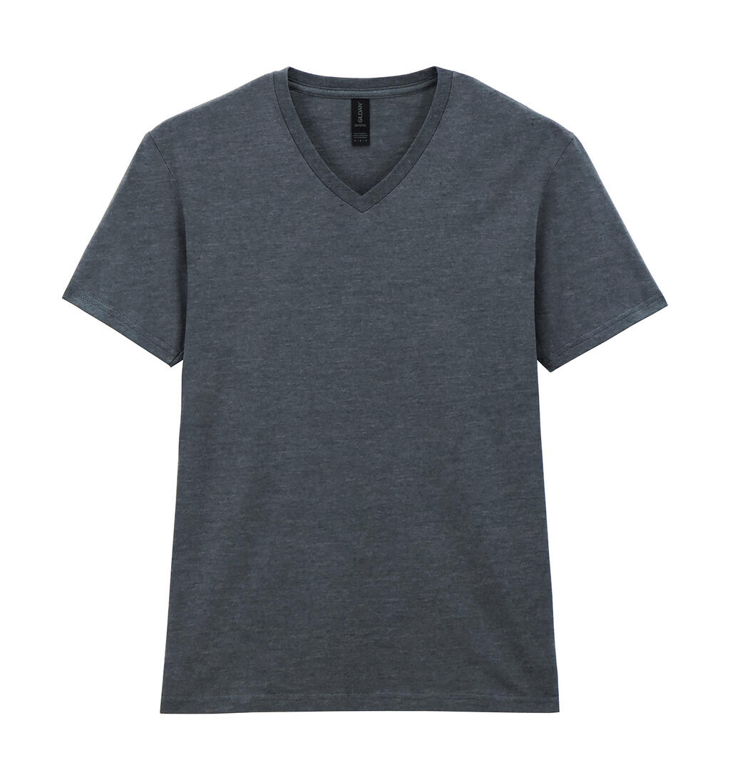Softstyle® T-Shirt für Erwachsene mit V-Ausschnitt - 108 - Dunkelgrau