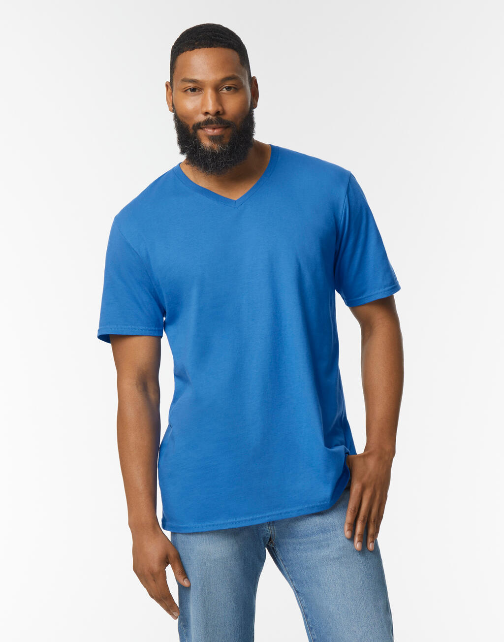 Softstyle® T-Shirt für Erwachsene mit V-Ausschnitt