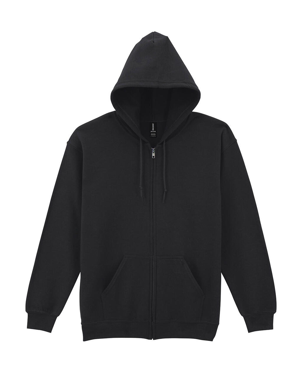 Heavy Blend™ Kapuzenpullover für Erwachsene mit durchgehendem Reißverschluss - 36 - Schwarz
