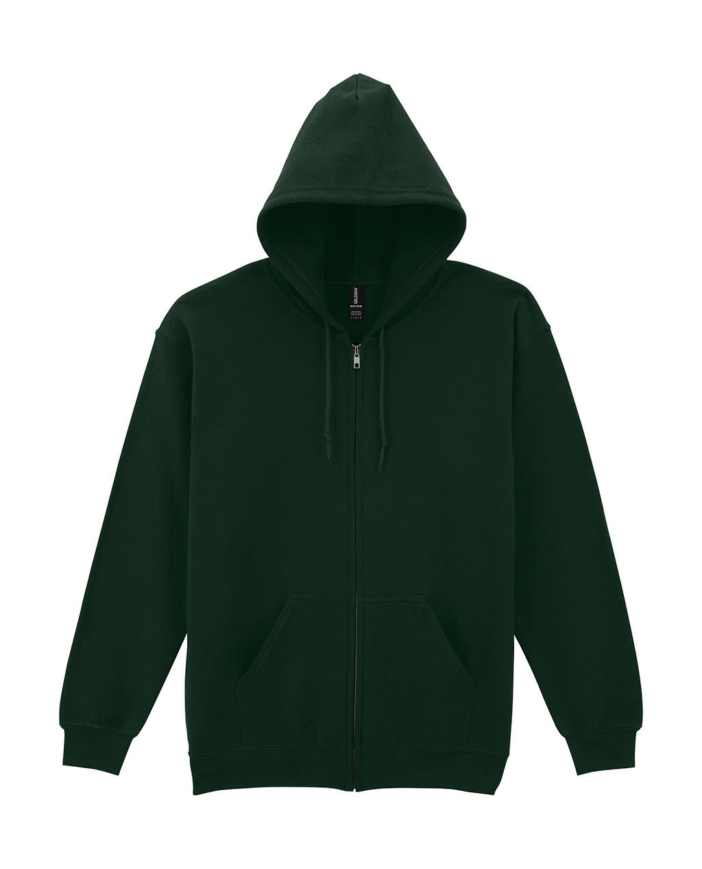 Heavy Blend™ Kapuzenpullover für Erwachsene mit durchgehendem Reißverschluss - 33 - Waldgrün