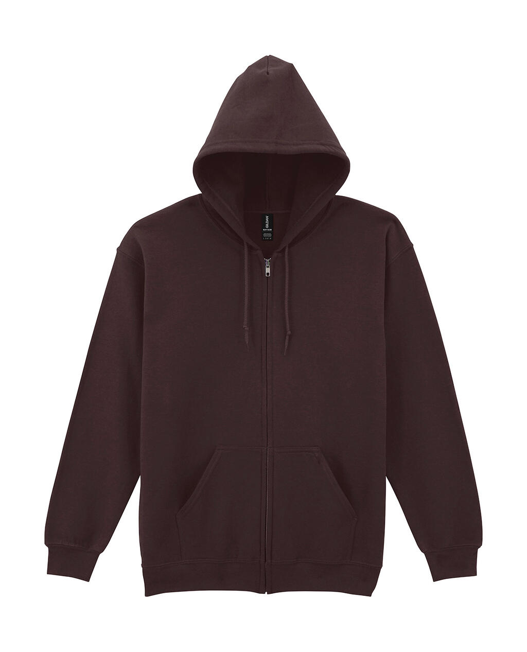 Heavy Blend™ Kapuzenpullover für Erwachsene mit durchgehendem Reißverschluss - 105 - Dunkle Schokolade