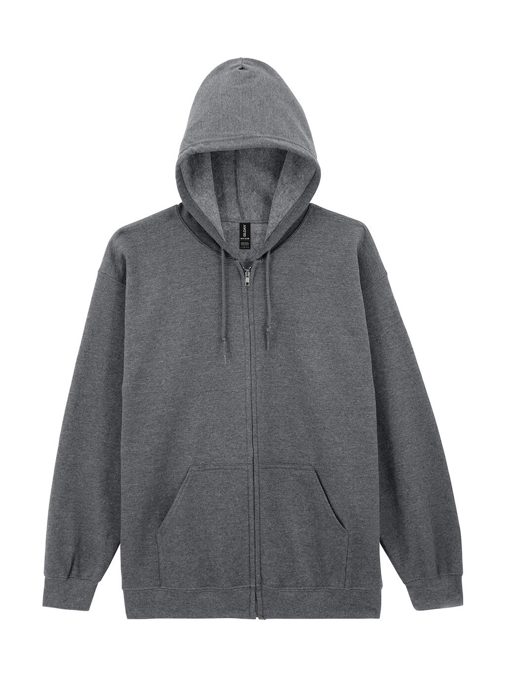 Heavy Blend™ Kapuzenpullover für Erwachsene mit durchgehendem Reißverschluss - 516 - Graphitgrau