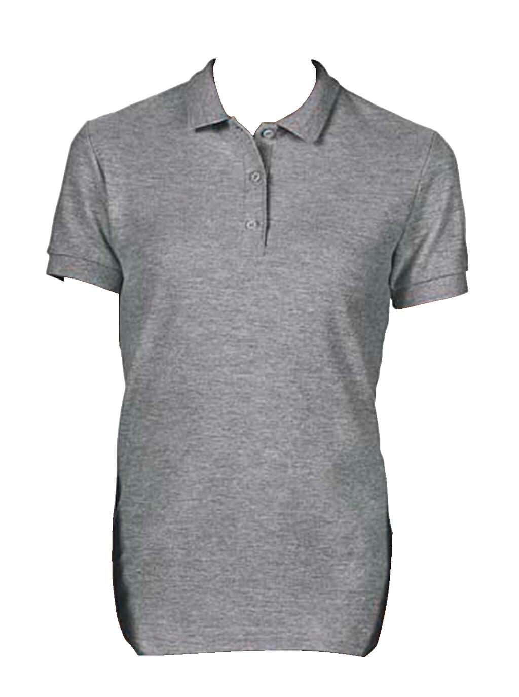 Damen-Poloshirt aus Premium-Baumwolle mit Doppelpiqué-Muster - 516 - Graphitgrau