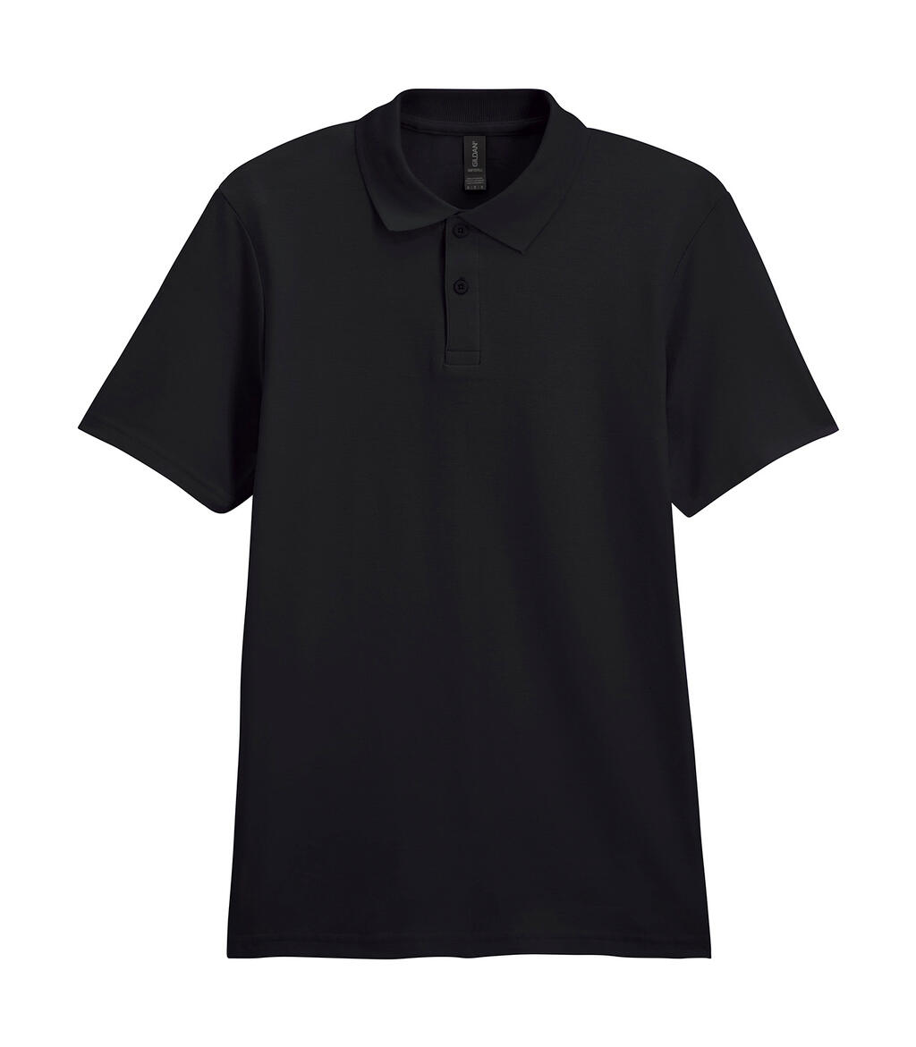 Softstyle® Piqué-Polo für Erwachsene - 36 - Schwarz