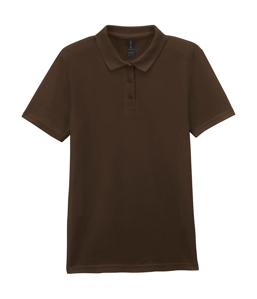 Softstyle® Piqué-Polo für Erwachsene - 105 - Dunkle Schokolade
