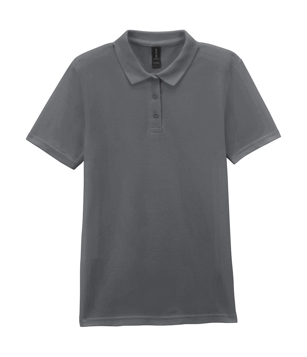 Softstyle® Damen-Piqué-Polo - 42 - Holzkohle